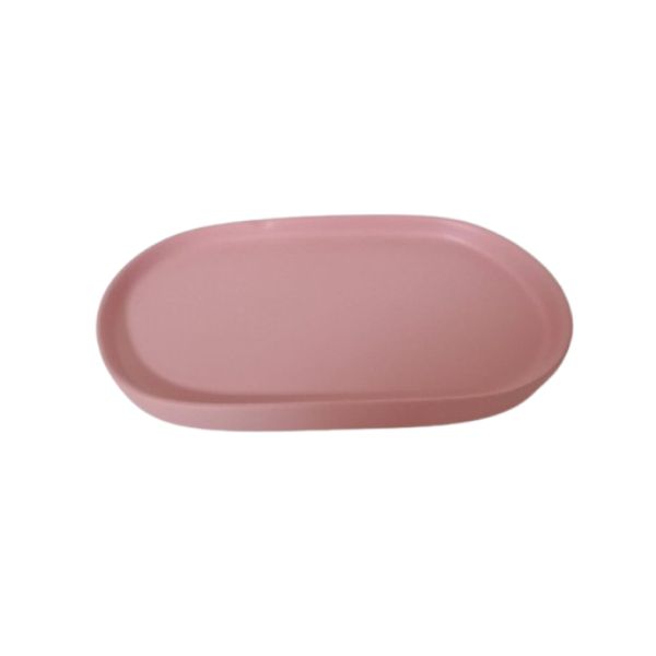 Bandeja Rosa Médio Oval